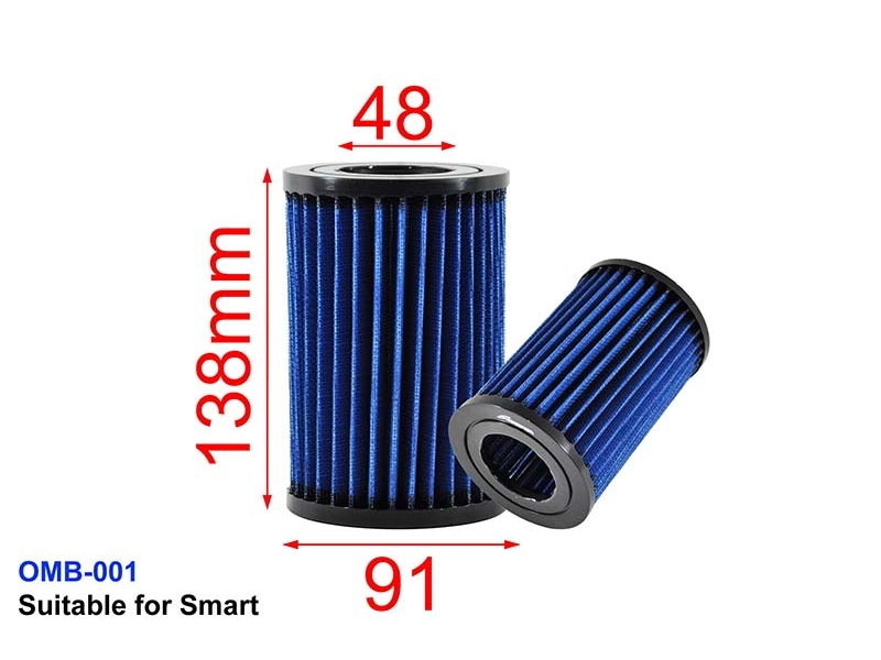 Φίλτρο αέρος ελεύθερης ροής SIMOTA SMART 450-451CDI Φίλτρο αέρος ελεύθερης ροής SIMOTA SMART 450-451CDI