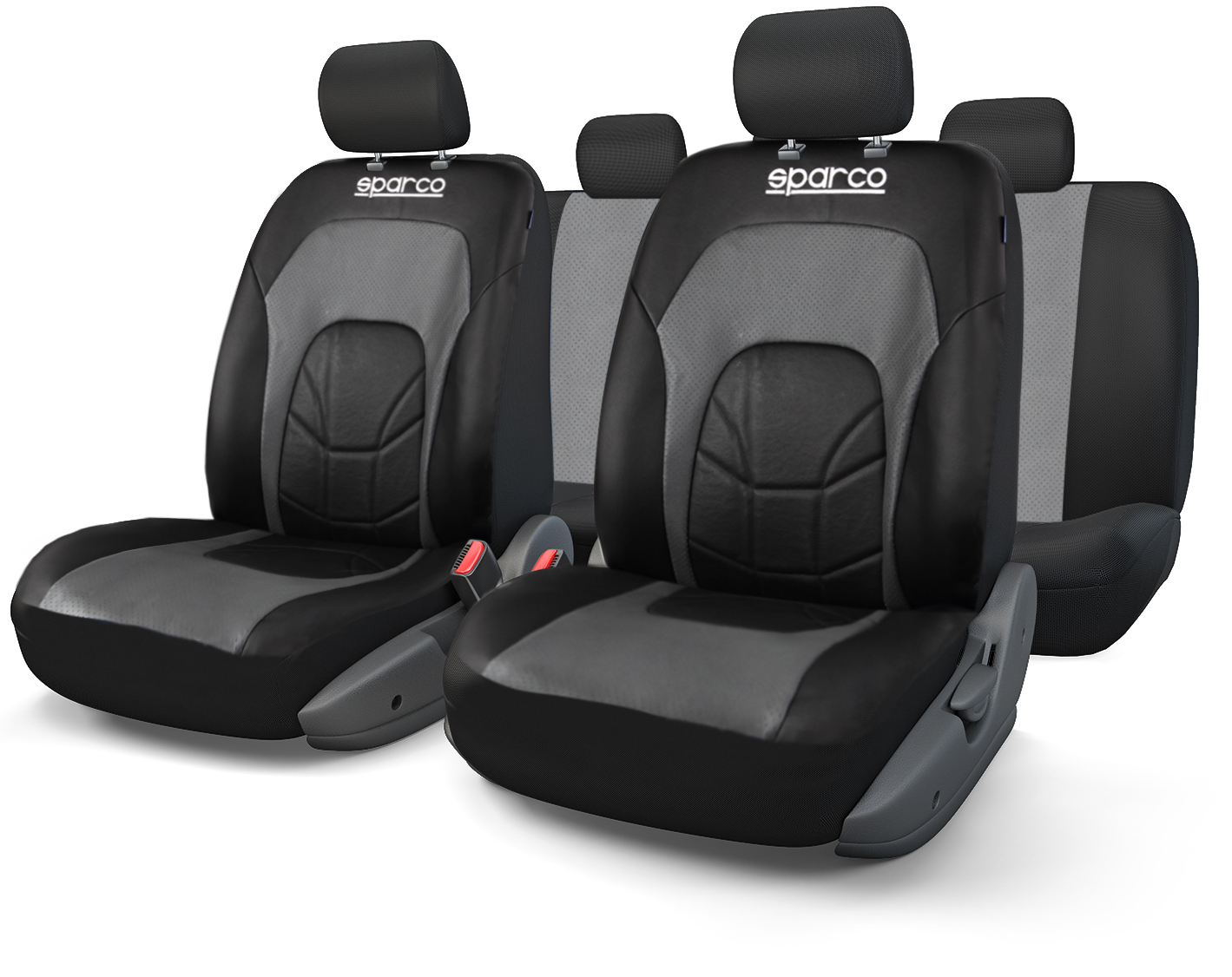 Κάλυμμα Kαθισμάτων Πλήρες Sparco Δερματίνη Spc3500 Μαύρο-Γκρί σετ 4 τμχ Κάλυμμα Kαθισμάτων Πλήρες Sparco Δερματίνη Spc3500 Μαύρο-Γκρί σετ 4 τμχ