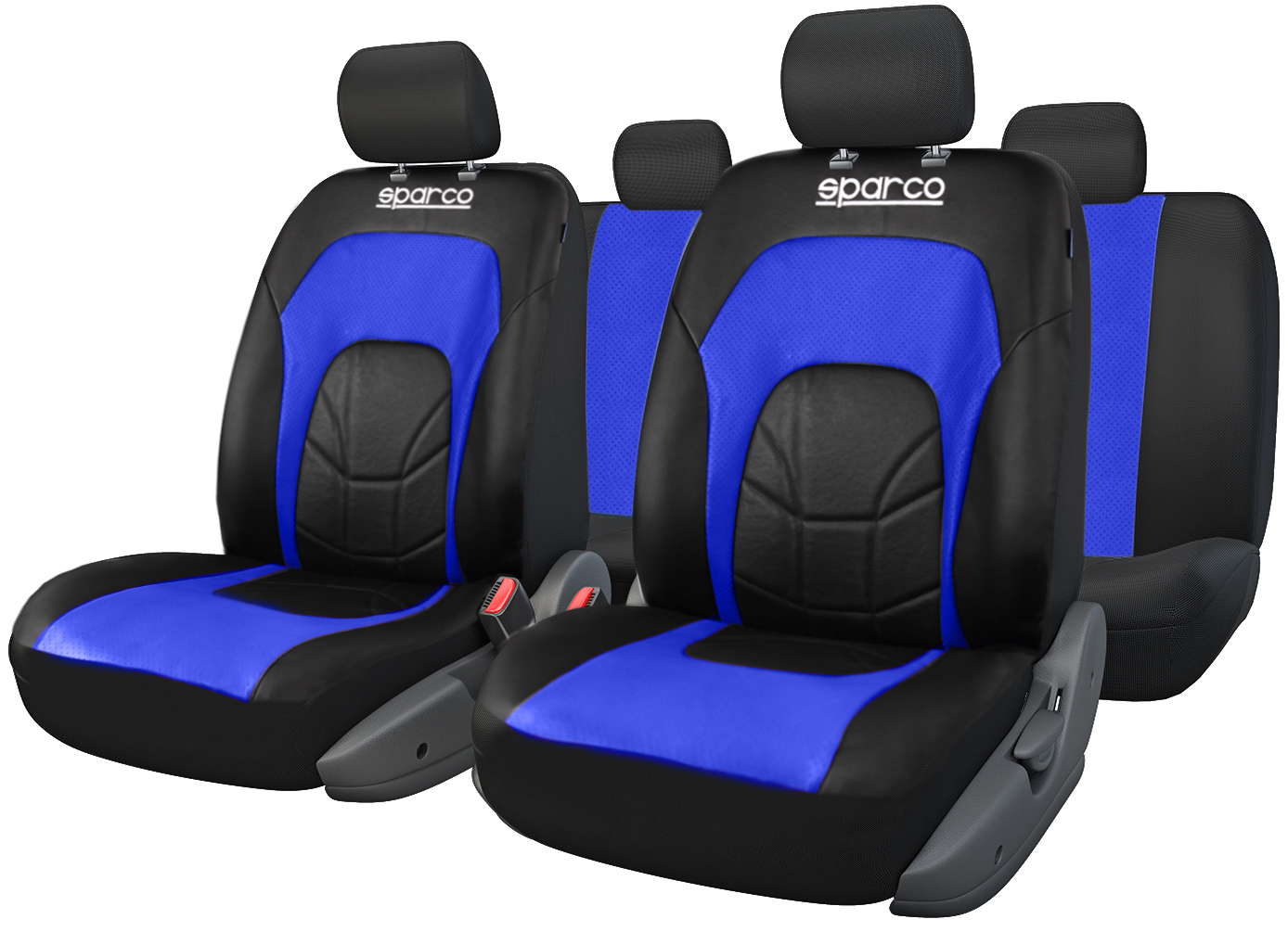 Κάλυμμα Kαθισμάτων Πλήρες Sparco Δερματίνη Spc3500 Μαύρο-Μπλέ σετ 4 τμχ Κάλυμμα Kαθισμάτων Πλήρες Sparco Δερματίνη Spc3500 Μαύρο-Μπλέ σετ 4 τμχ