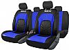 Κάλυμμα Kαθισμάτων Πλήρες Sparco Δερματίνη Spc3500 Μαύρο-Μπλέ σετ 4 τμχ