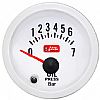 Όργανο Auto Gauge πίεση λαδιού Λευκό 7 Colors