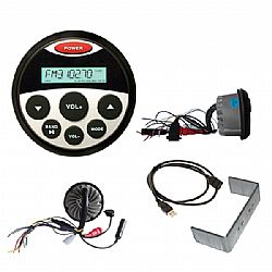 HASDA Ηχοσύστημα σκαφους H804 Marine Radio 4x40/Blueth/Aux/Mp3