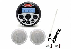 Set Αδιάβροχο Marine Stereo Bluetooth Radio + 2 ηχεία 6