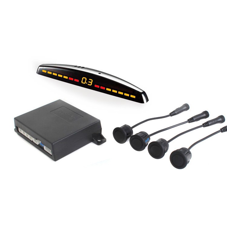 Σύστημα οπίσθιας στάθμευσης parking sensor STEELMATE με 4 μαύρους αισθητήρες, με διπλή έγχρωμη οθόνη LED M7 Σύστημα οπίσθιας στάθμευσης parking sensor STEELMATE με 4 μαύρους αισθητήρες, με διπλή έγχρωμη οθόνη LED M7