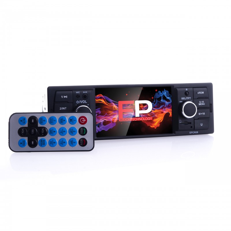 Ηχοσύστημα αυτοκινήτου EINPARTS Universal 1Din/4x25w/bluetooth/Aux/sd/Tft4.3 Ηχοσύστημα αυτοκινήτου EINPARTS Universal 1Din/4x25w/bluetooth/Aux/sd/Tft4.3