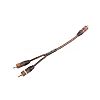 Καλώδιο RCA Y-Connector 30Cm, 1 RCA θηλυκό - 2 RCA αρσενικά - GZCY 30X