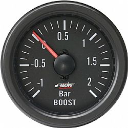 Μπαρόμετρο Simoni Racing ΟΡΓ/BV/B2 Μαύρο για turbodiesel 0-3 bar