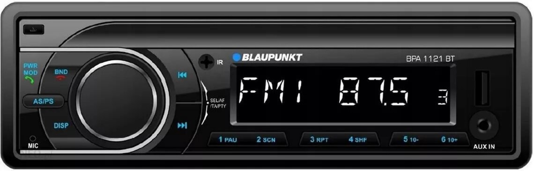 Blaupunkt Ηχοσύστημα Αυτοκινήτου USB/BLUETOOTH/AUX-IN με Αποσπώμενη Πρόσοψη Blaupunkt Ηχοσύστημα Αυτοκινήτου USB/BLUETOOTH/AUX-IN με Αποσπώμενη Πρόσοψη