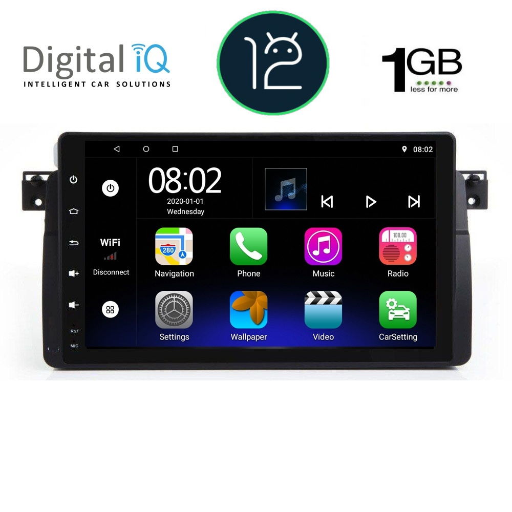 DIGITAL IQ RTA 1042_GPS (9inc) MULTIMEDIA TABLET OEM BMW E46 mod. 1998-2005 DIGITAL IQ RTA 1042_GPS (9inc) MULTIMEDIA TABLET OEM BMW E46 mod. 1998-2005