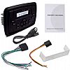 HASDA MP3 PLAYER 155X105mm - 12V - 4X45W ΜΕ ΡΑΔΙΟΦΩΝΟ/USB/BLUETOOTH (ΑΔΙΑΒΡΟΧΟ/ΜΑΥΡΟ)