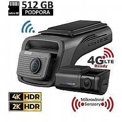 Thinkware U3000PRO 2CH Dash Cam 4K+2K, HDR, WiFi, GPS, BT, microwave sensors 