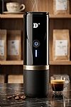 Premium Φορητή Μηχανή Espresso Diniwid K1 Ζεσταίνει το νερό και εκχυλίζει αυτόματα τον εσπρέσο με το πάτημα ενός κουμπιού