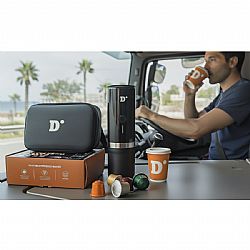Premium Φορητή Μηχανή Espresso Diniwid K1 Ζεσταίνει το νερό και εκχυλίζει αυτόματα τον εσπρέσο με το πάτημα ενός κουμπιού