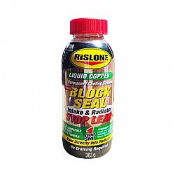 Rislone Liquid Copper Block Seal Intake & Radiator Stop Leak Μόνιμο Σφραγιστικό Ψυγείου Υγρού Χαλκού 383g