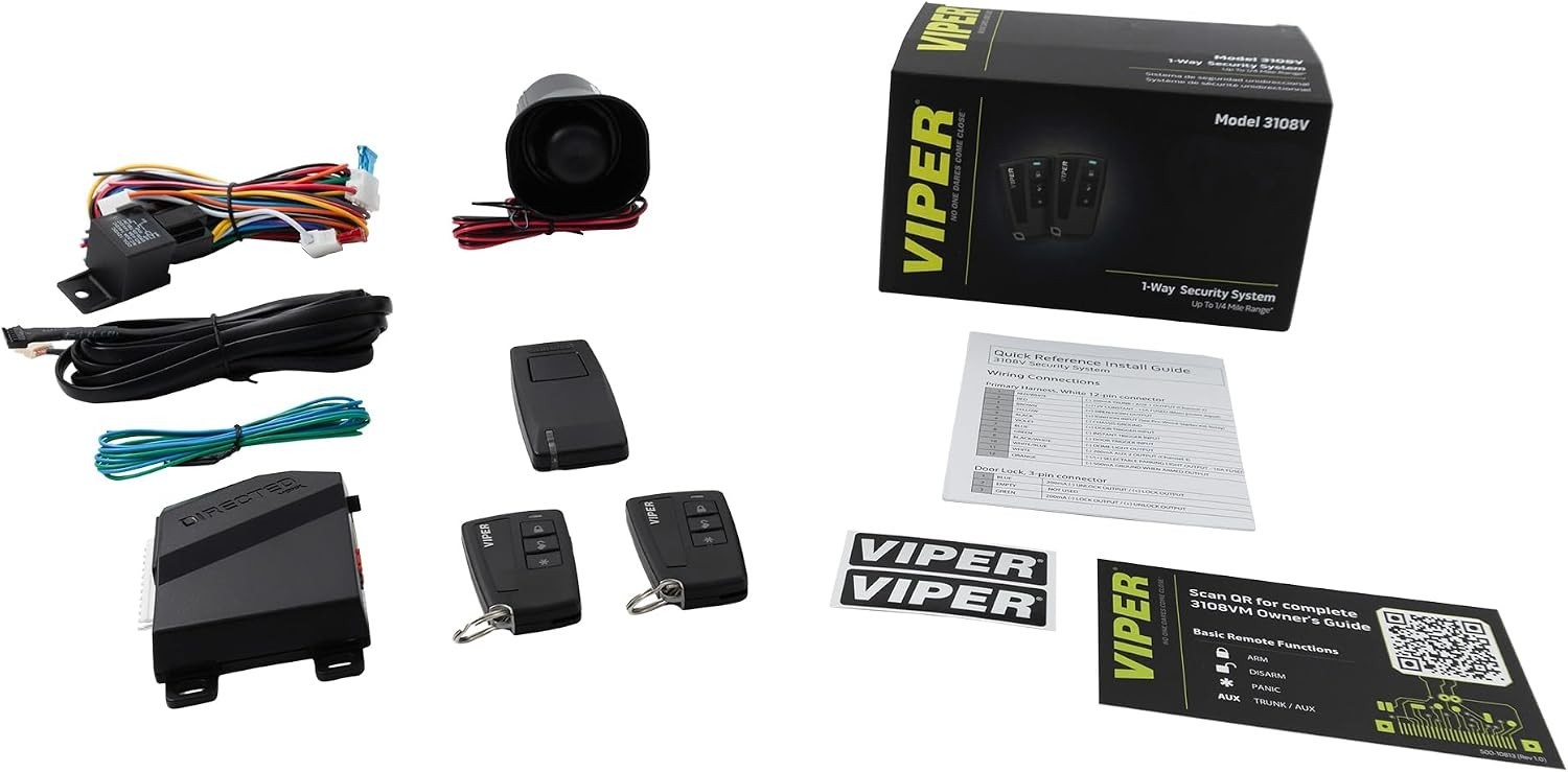 VIPER 3108V Συναγερμός Αυτοκινήτου 1-Way με 2 Χειριστήρια VIPER 3108V Συναγερμός Αυτοκινήτου 1-Way με 2 Χειριστήρια