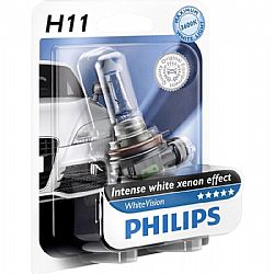 Λαμπα PHILIPS H11 White Vision 12V 55W 