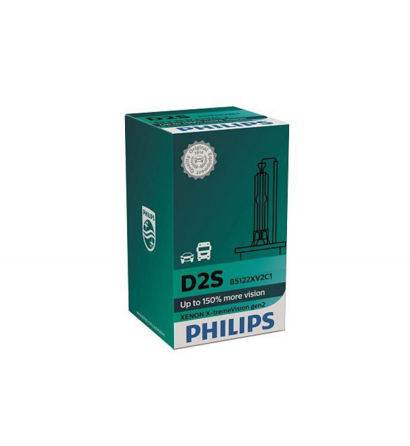 PHILIPS D2S XENON 85V 35W X-TREME VISION GEN2 150% PHILIPS D2S XENON 85V 35W X-TREME VISION GEN2 150%