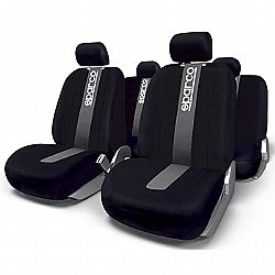 Κάλυμμα Καθισμάτων Sparco Classic μαύρο-γκρι