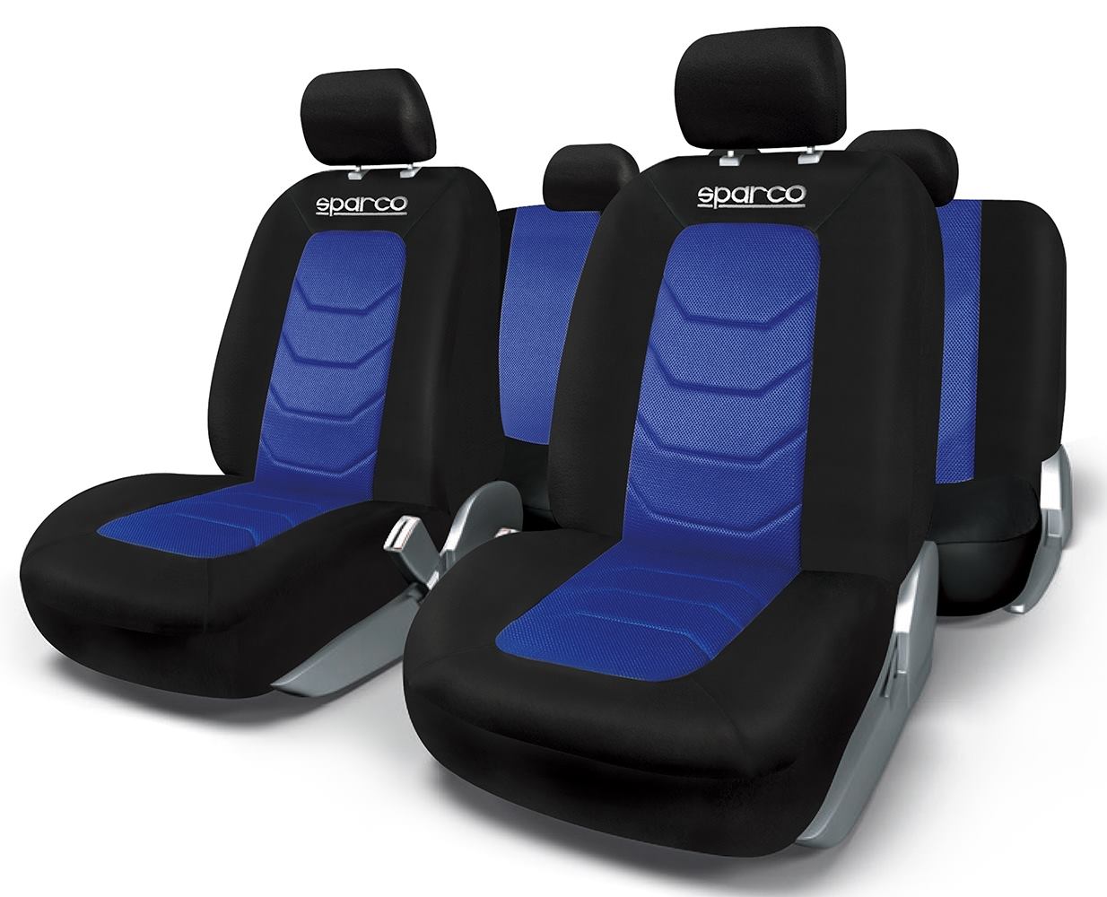 Καλύμματα Αυτοκινήτου Πλήρη Sparco Polyester-Mesh μαύρο-μπλε Καλύμματα Αυτοκινήτου Πλήρη Sparco Polyester-Mesh μαύρο-μπλε