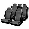 Κάλυμμα Δερματίνη  Platinum Σετ Μαύρο-Γκρι