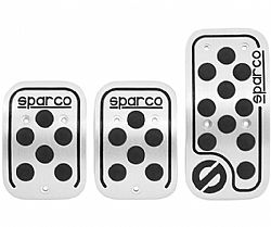  Set Σετ Πεταλιέρες Sparco Racing Αλουμίνιο με Λάστιχο