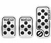  Set Σετ Πεταλιέρες Sparco Racing Αλουμίνιο με Λάστιχο