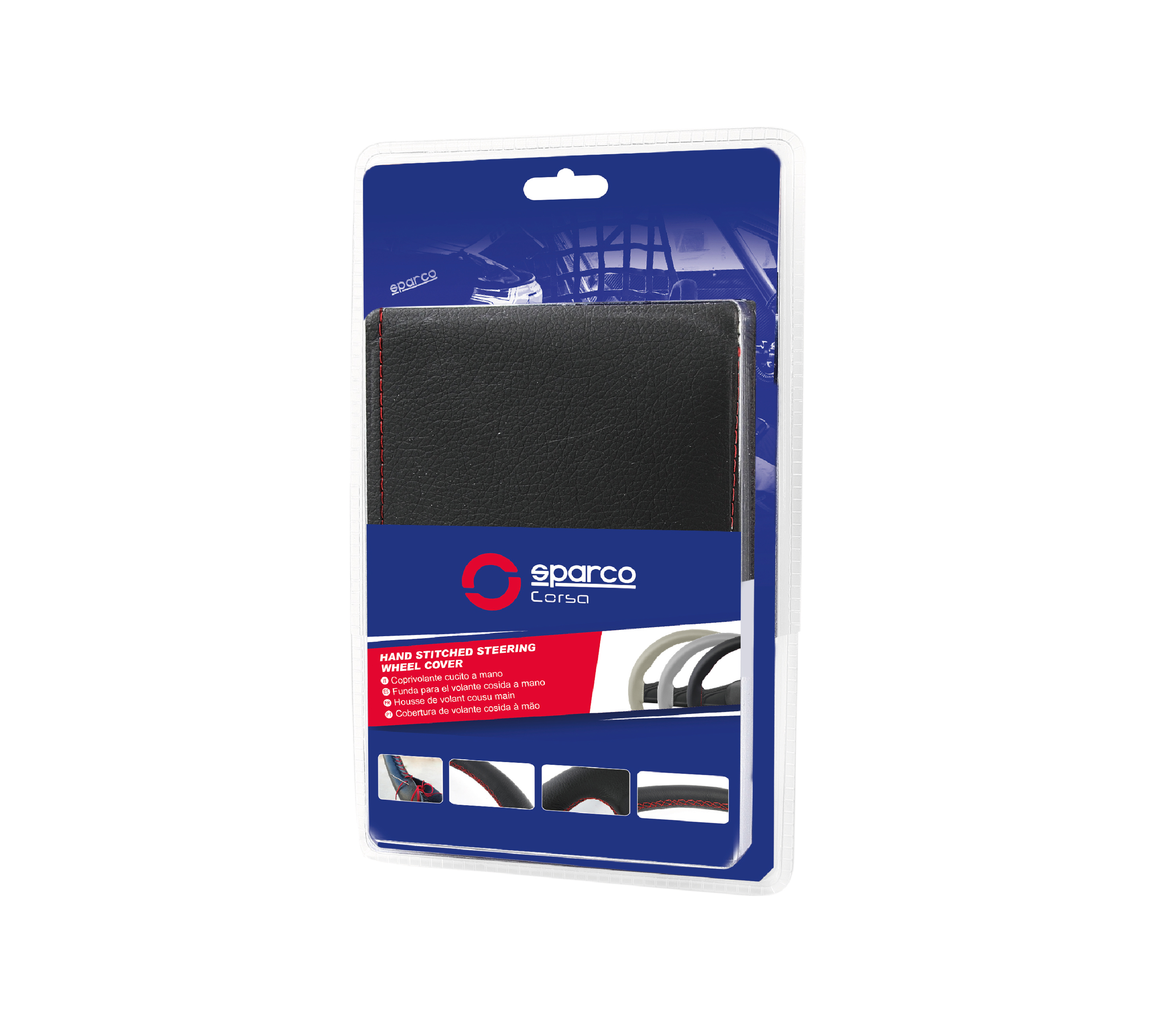 Κάλυμμα Τιμονιού Ραφτό 37-39Cm Sparco Hand Stitched Μαύρο Κάλυμμα Τιμονιού Ραφτό 37-39Cm Sparco Hand Stitched Μαύρο