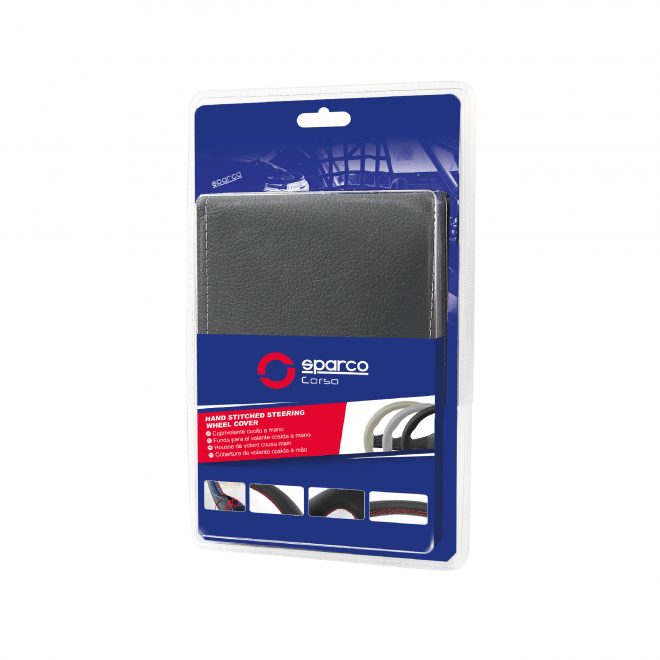 Κάλυμμα Τιμονιού Ραφτό 37-39Cm Sparco Hand Stitched Γκρι Κάλυμμα Τιμονιού Ραφτό 37-39Cm Sparco Hand Stitched Γκρι